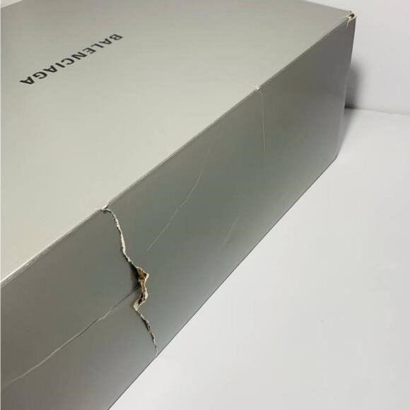 Balenciaga Men's Logo Mismatched Slide Sandal Size 8 - Picture 5 of 15